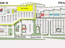 site plan for retail space for lease in south Oklahoma City, Ok