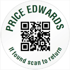 QR Code - scan to return lost laptop