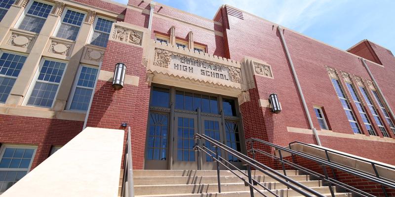 Oklahoma City OK  1934 Historic Douglass High School 
