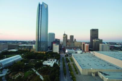 Downtown Aerial Along Robinson