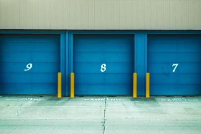 Stock Image of an Industrial Building