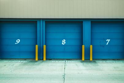 Stock Image of an Industrial Building