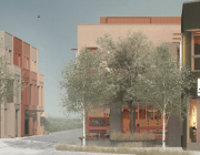 retail/office space for lease Oklahoma City, Ok rendering of exterior
