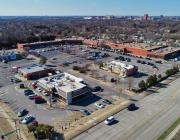 Alameda Square retail space for lease Norman, OK aerial view