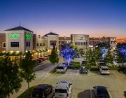 Shoppes at Quail Springs retail space for lease Oklahoma City, OK exterior night  photo