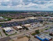 Edmond Crossing retail space for lease Edmond, OK aerial