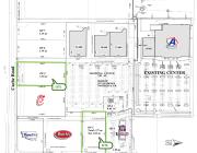 retail pad site for ground lease, Lawton, OK site plan