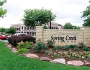 Spring Creek Village retail space for lease Edmond, OK  monument sign
