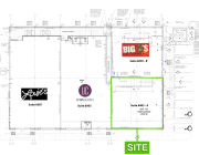site plan retail space for lease Midwest City, OK 