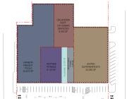 site plan for retail space for lease in Woodward, OK
