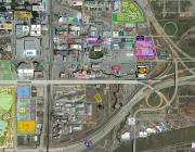 aerial of land for sale in Bricktown, Oklahoma City, Ok
