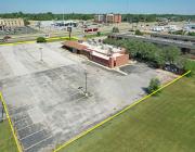 retail property for sale Chickasha, OK lot aerial