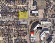 Aerial of land for sale at NW 63rd & N Pennsylvania, Oklahoma City, OK 