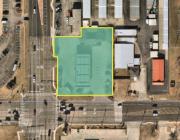 pad site land parcel for sale in E Oklahoma City, Ok (Midwest City) aerial