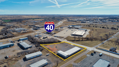315 W 20th St. Industrial Building For Sale Aerial