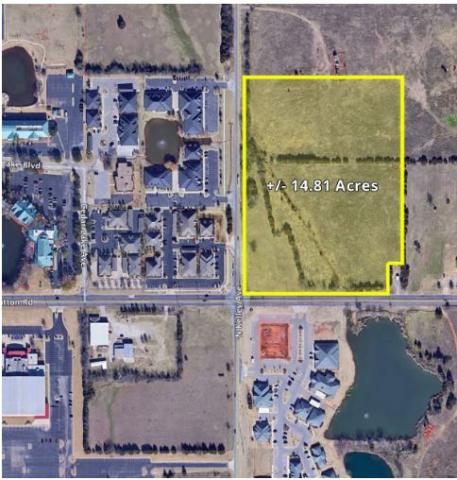 E. Britton Road and Kelley - 14.81 Acres for Sale - aerial