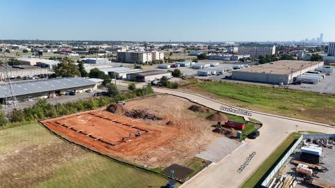 industrial building for Sale, West Oklahoma City, OK aerial