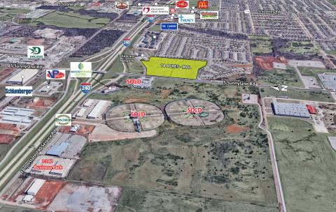 I-240 & S Sunnylane Rd - Office/ Retail Land Parcel For Sale Oklahoma City, OK aerial