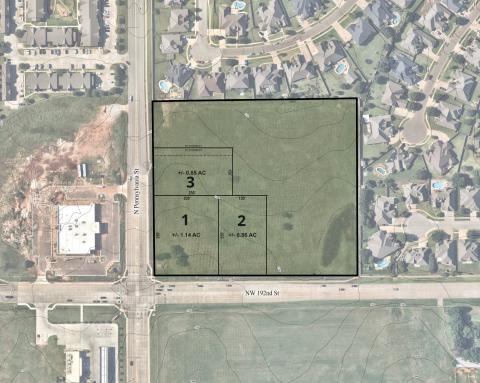 land or lot for sale Oklahoma City/Edmond, OK aerial