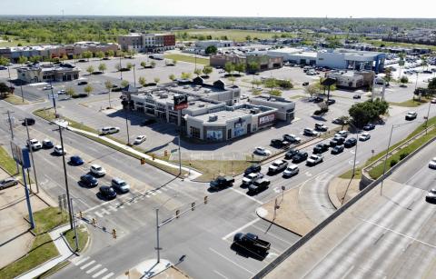 retail shopping center for sale south Oklahoma City, OK aerial