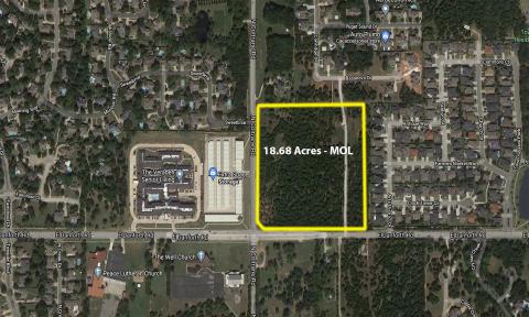 18.68 Acres - retail Land for Sale  E Danforth Rd & N Coltrane, Edmond - aerial