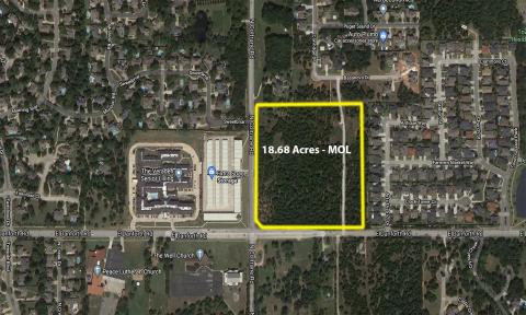 18.68 Acres - retail Land for Sale  E Danforth Rd & N Coltrane, Edmond - aerial
