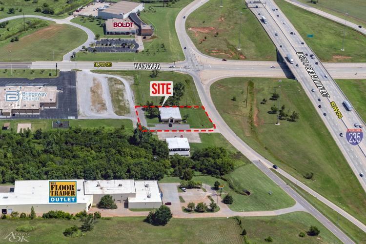 10707 Broadway Extension aerial / retailer map