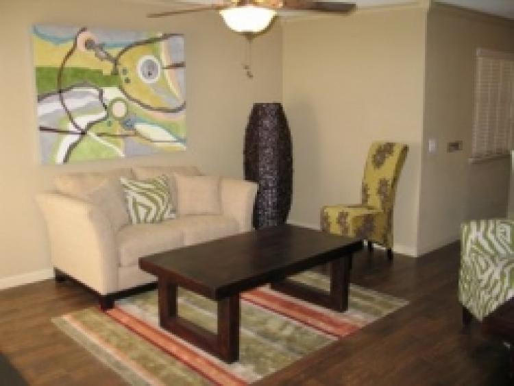 Britton model living room
