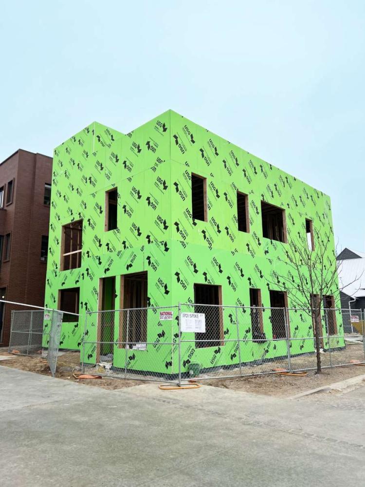 small office\retail space Oklahoma City, OK - rough in exterior photo- 1701 Spoke