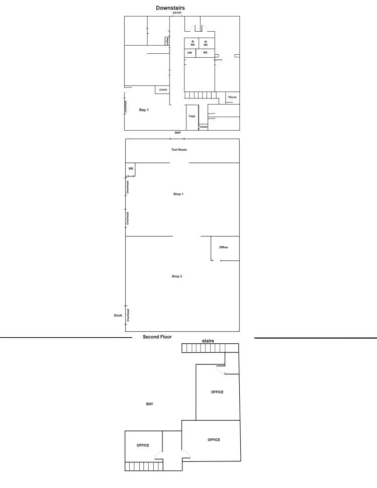 industrial space or building for lease, Guthrie, OK floor plan
