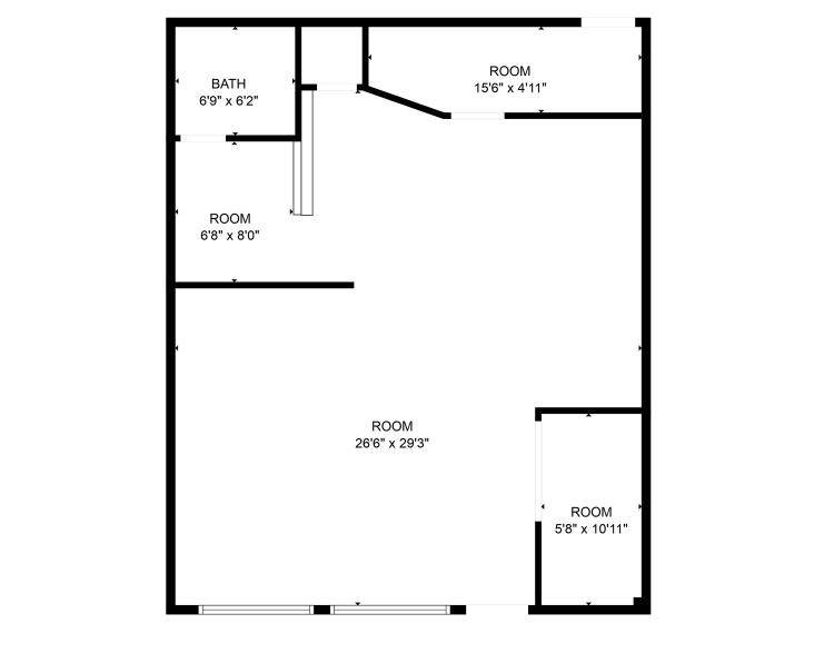 retail space for lease west Durant, OK, ifloor plan