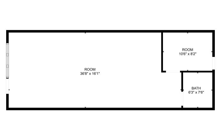 retail space for lease Durant, OK floor plan