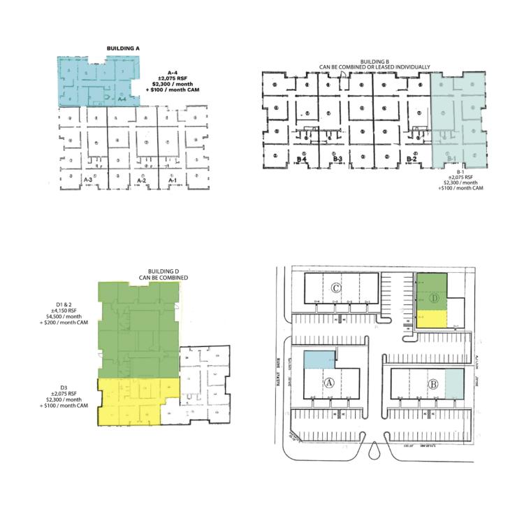 office space for lease Oklahoma City, Ok floor plans
