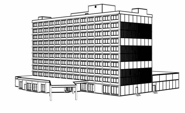 restaurant space for lease downtown Oklahoma City, OK rendering