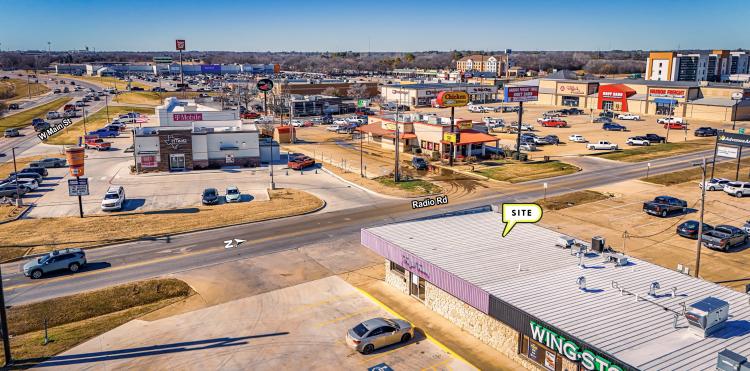 retail space for lease - Durant, OK aerial of site