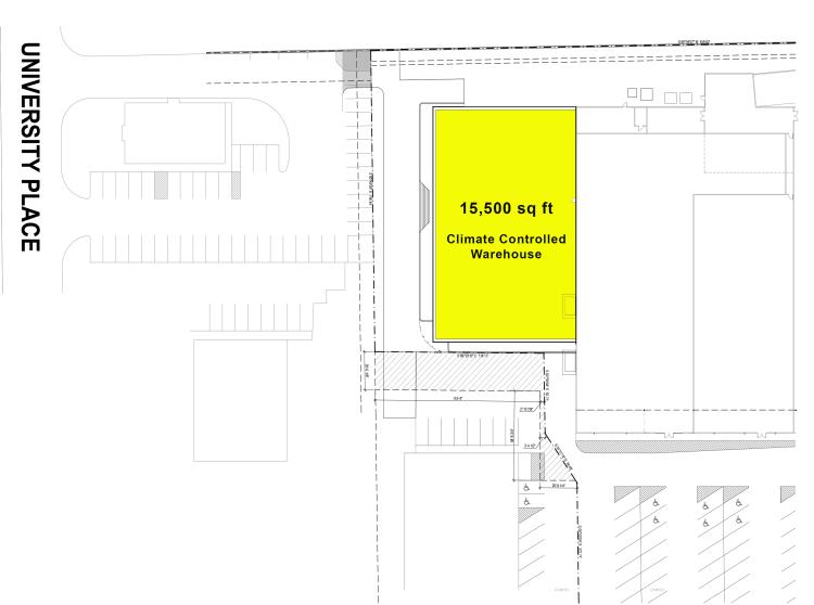retail & warehouse space for lease in Durant, OK warehouse floor plan