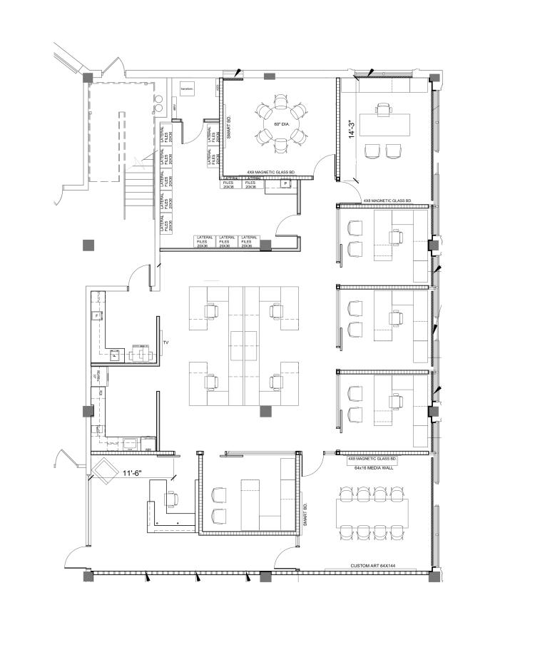 office space for lease in Midtown Oklahoma City, OK floor plan