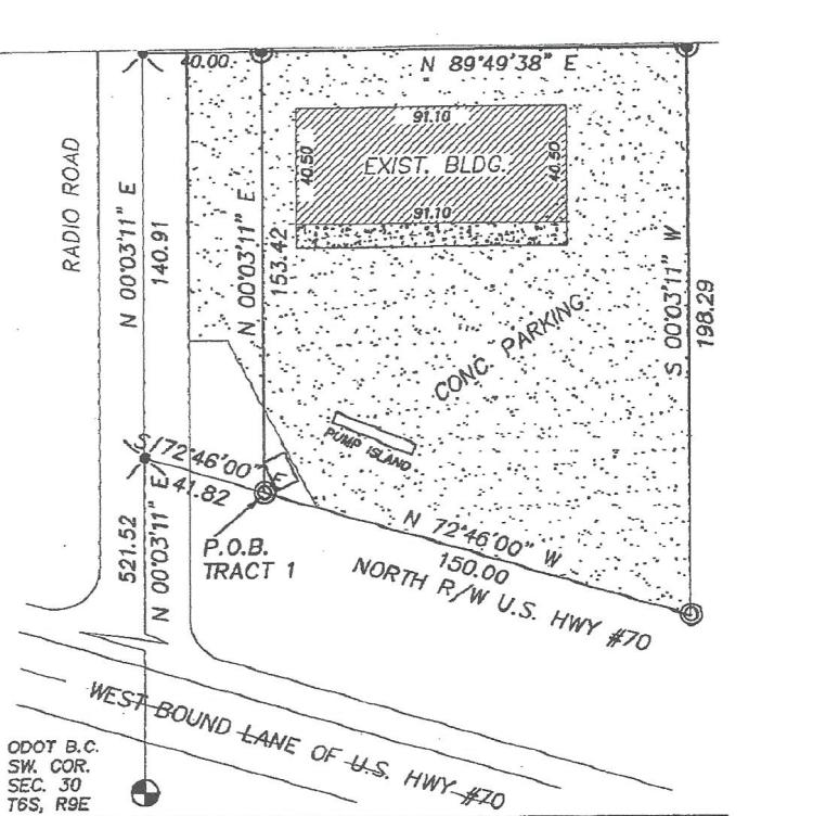 retail space for lease - Durant, OK site plan