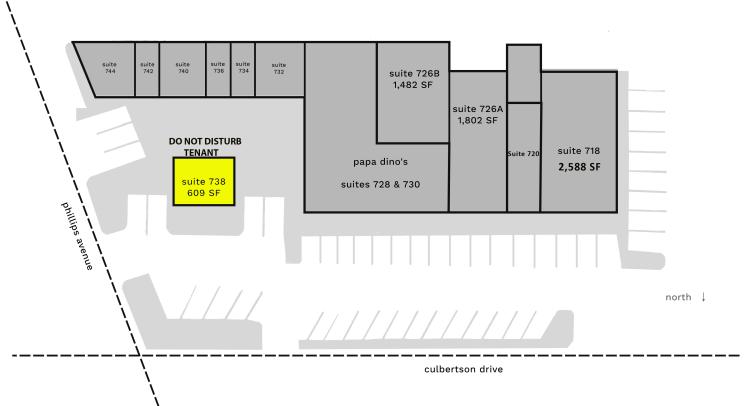 Culbertson Plaza retail space for lease Oklahoma City, OK site plan