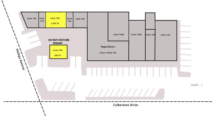 Culbertson Plaza retail space for lease Oklahoma City, OK site plan