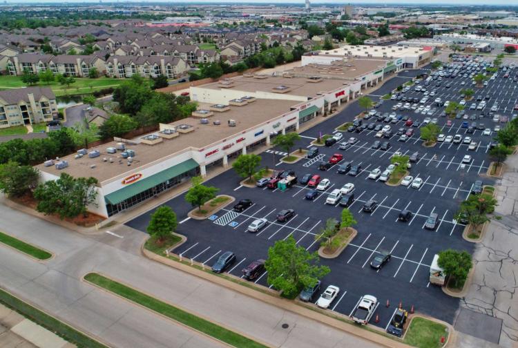 Edmond Crossing retail space for lease Edmond, OK aerial 3