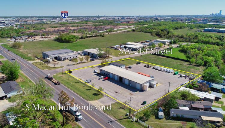 Aerial view of 5816 SW 21st Street
