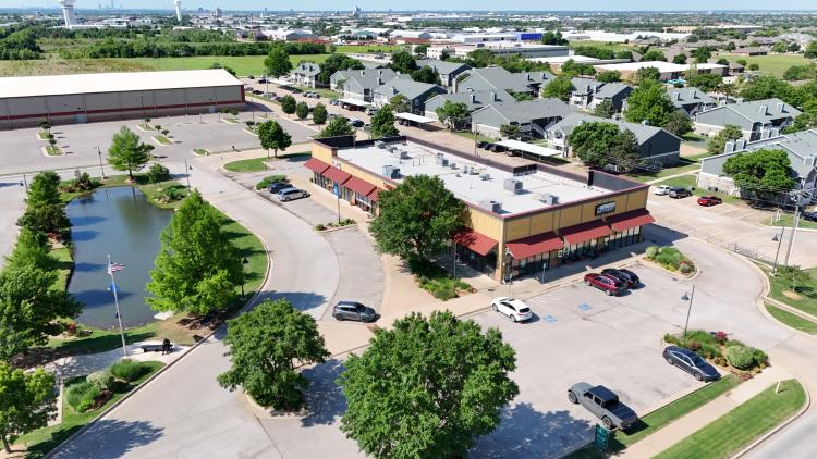 retail space for lease Edmond, Ok AERIAL