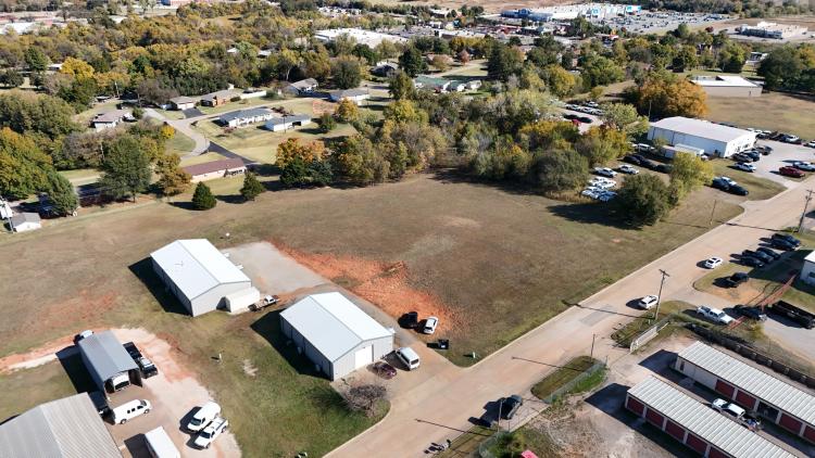 industrial building for lease Guthrie, OK aerial