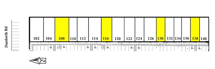 Danforth Plaza retail space for lease Edmond, OK site plan
