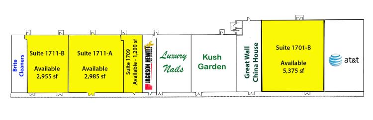 El Reno Shopping Center retail space for lease in El Reno, OK site plan