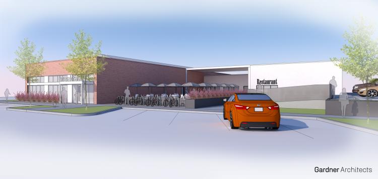 eye level rendering 1 NE 7th Street retail, office space for lease in Oklahoma City, OK