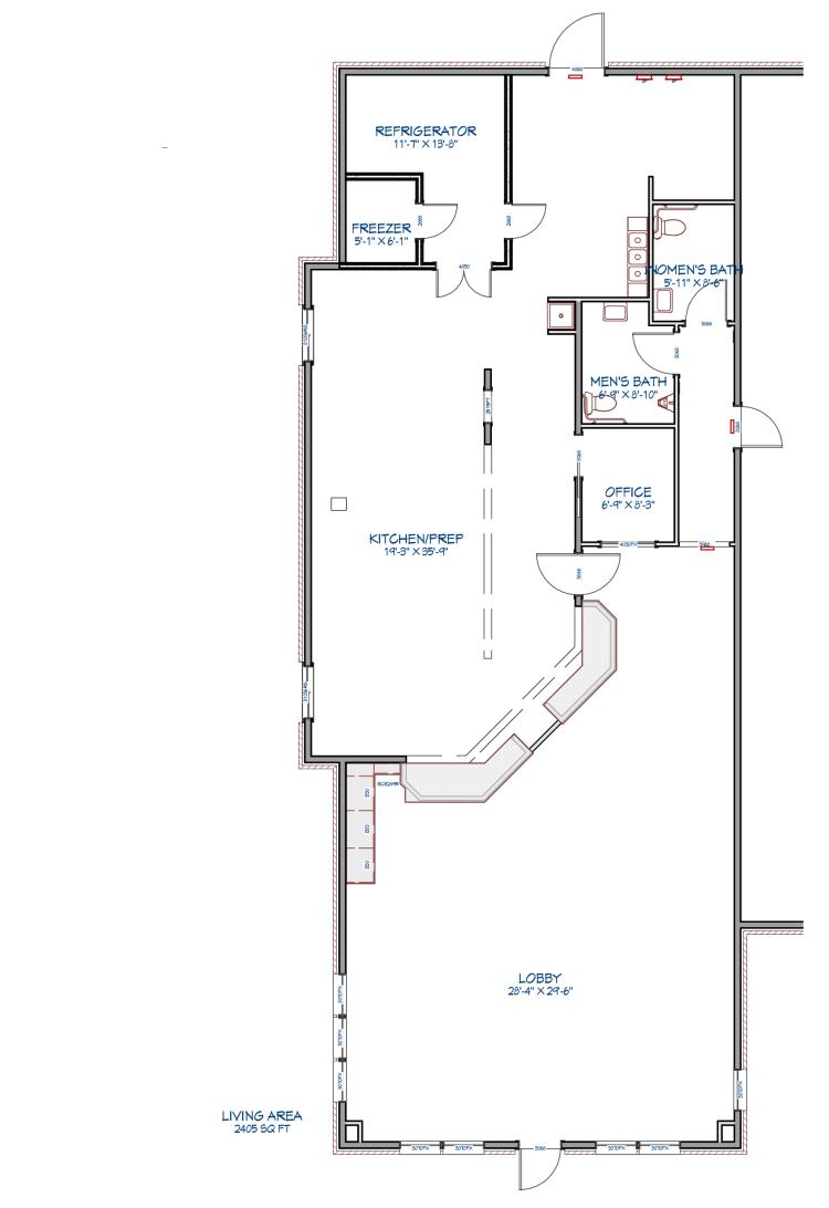 Retail fast food restaurant for lease Enid, OK site plan