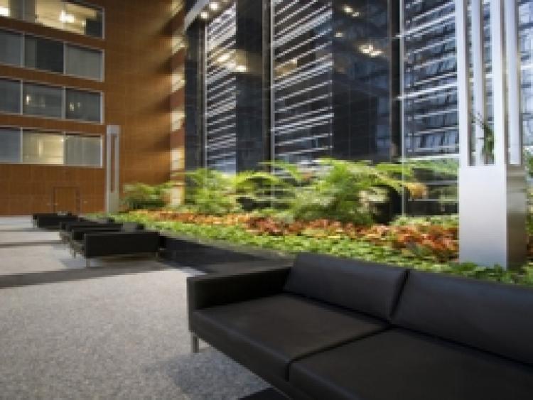 IBC Center Oklahoma City office space for lease lobby 4