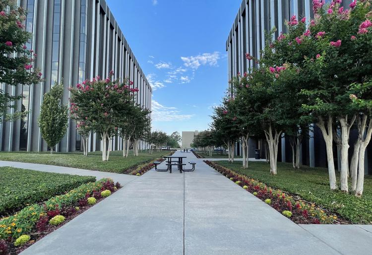 Atrium Towers Oklahoma City, OK - Office space for lease exterior courtyard